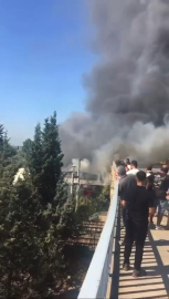 İstanbul - Tuzla'da yat imalathanesinde çıkan yangın söndürüldü (Geniş haber)