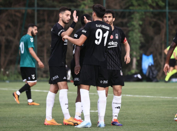 Beşiktaş hazırlık maçında galip