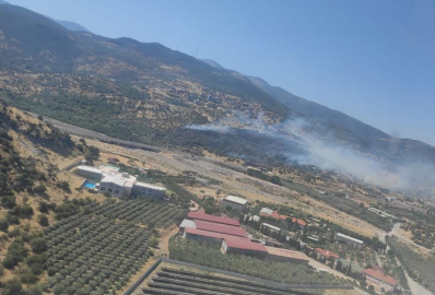 İzmir’de maki yangını