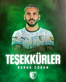 Bodrum FK'da Burak Çoban'a veda