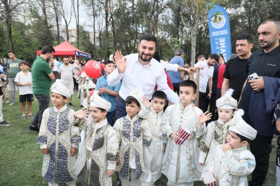 Kağıthane’de sünnet ettirilen çocuklar için şölen düzenlendi