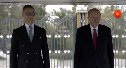 ANKARA Cumhurbaşkanı Erdoğan, Finlandiyali mevkidaşı Stubb'u resmi törenle karşıladı (VİDEO EKLENDİ)