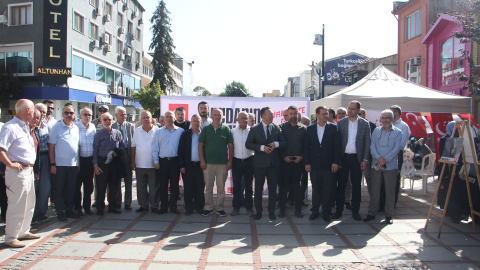 Edirne'de cuma çıkışı İsrail protestosu