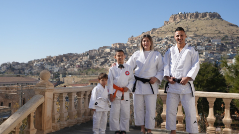 Ailece judo yapıyorlar; hedefleri Mardin’den olimpiyat şampiyonu çıkarmak