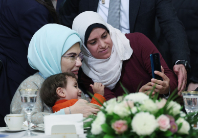 Emine Erdoğan, Filistinlilerle iftarda bir araya geldi