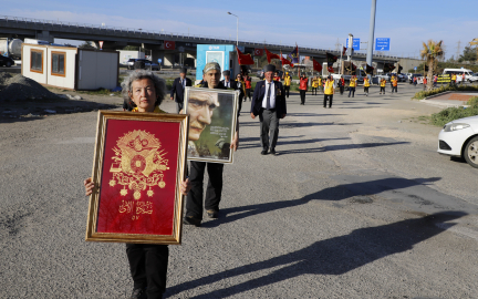 Çanakkale'ye yürüyen '57'nci Alay' korteji, Edirne'ye ulaştı